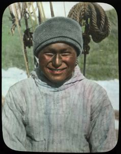 Image of Polar Eskimo [Inughuit] Man on BOWDOIN